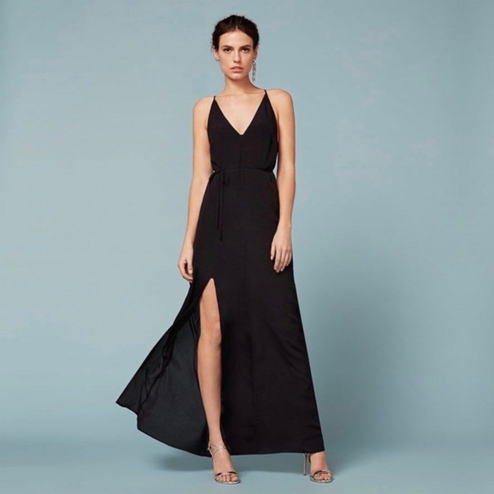 Reformation Black Maxi Dress